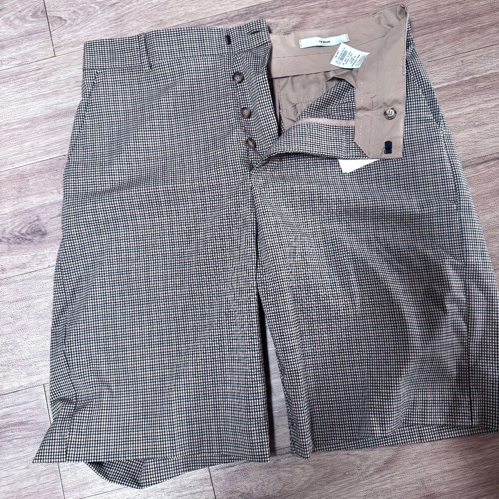 I'M BRIAN Plaid Bermuda Shorts
